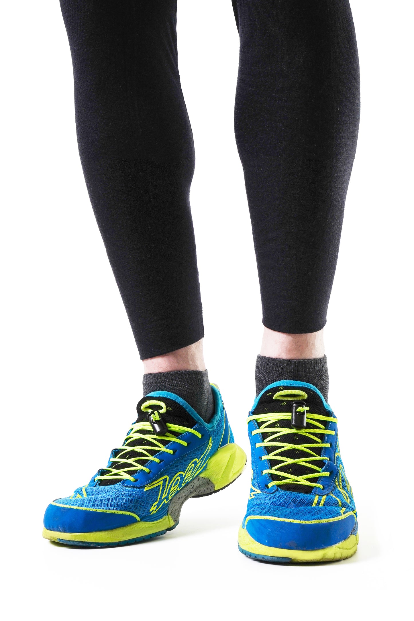 靴の中が快適な走るためのウールソックス(補強&滑止め糸使用)